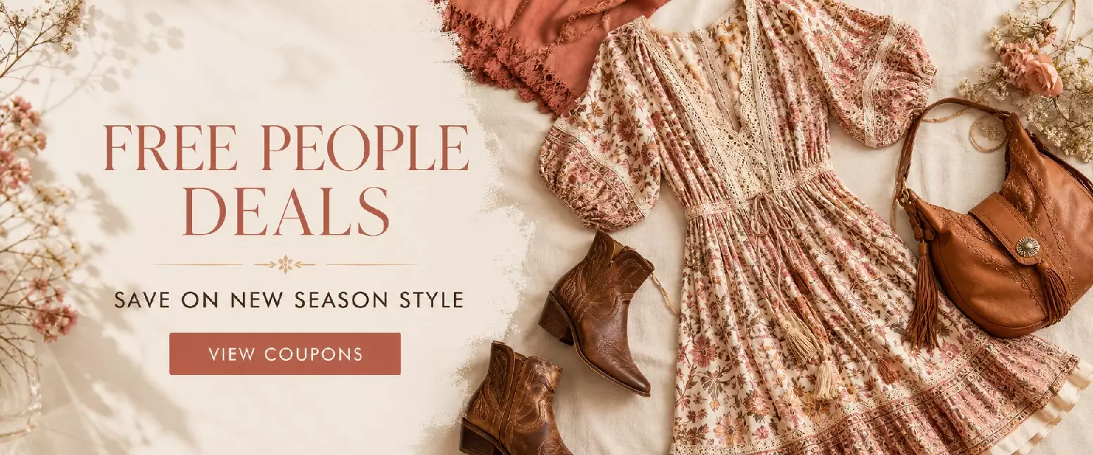 Free People fashion coupon deals and clothing discounts