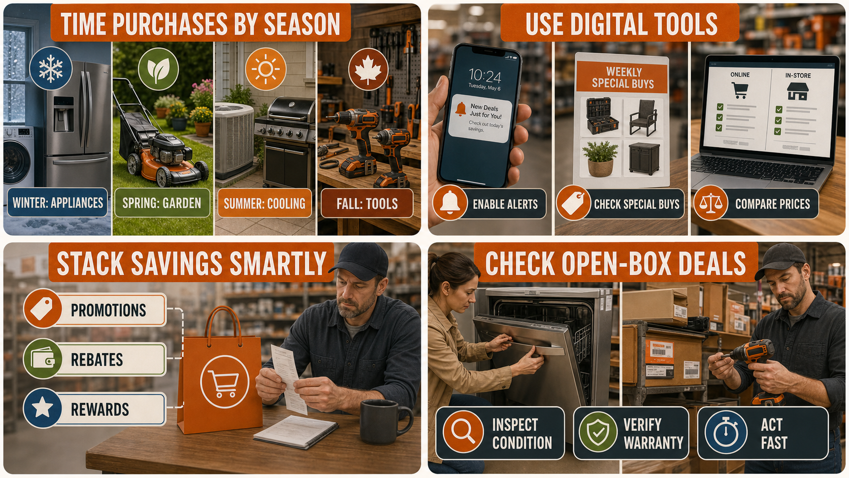 7 Powerful Home Depot Sale Cycle Tips to Save More Home Depot sale cycle and seasonal buying guide