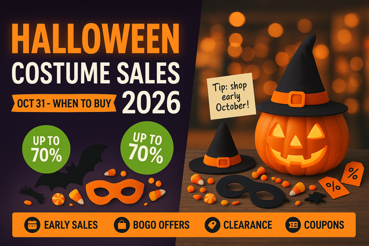 Halloween costume sales 2026 - when to buy, where to shop and after-Halloween clearance guide