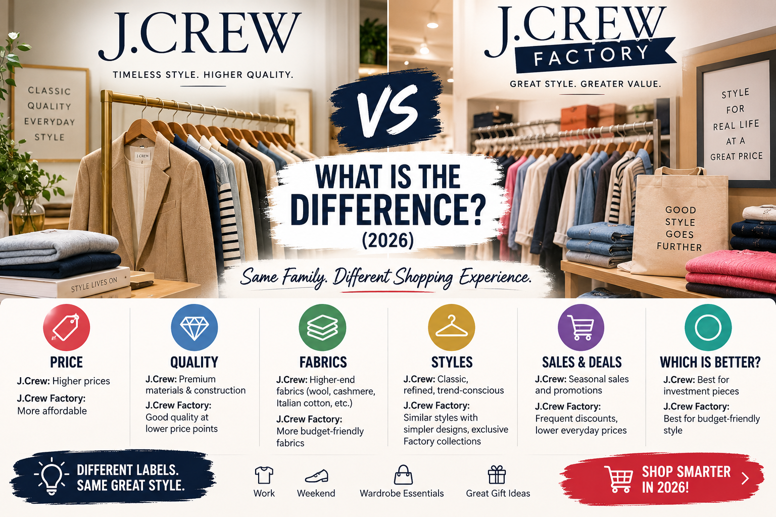 J.Crew vs J.Crew Factory - Is J.Crew better quality than J.Crew Factory?