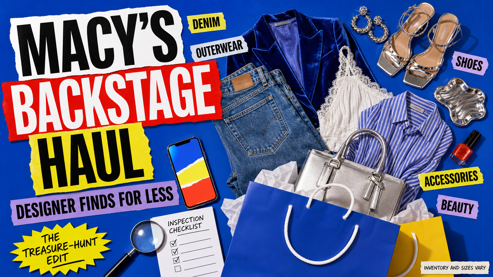 Macy's Backstage designer haul - handbags, shoes and fashion finds