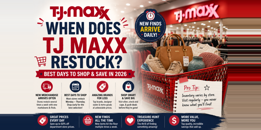 When does TJ Maxx restock - best days, times and clearance tag guide